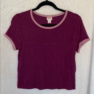 Mossimo Supply Co. Purple Crop Top